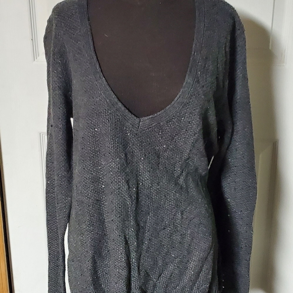 4 for $25  NY&C Charcoal Gray Sweater
